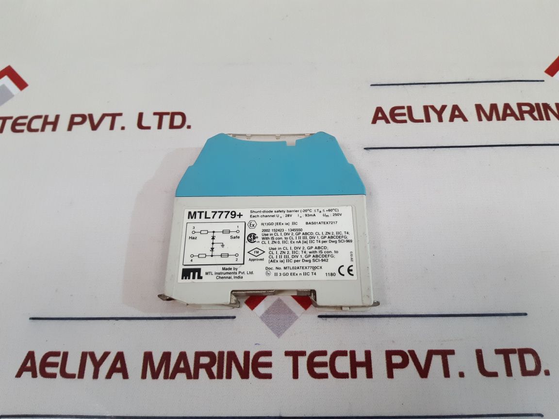 Mtl Instruments Mtl 7779+ Shunt-diode Safety Barrier Used