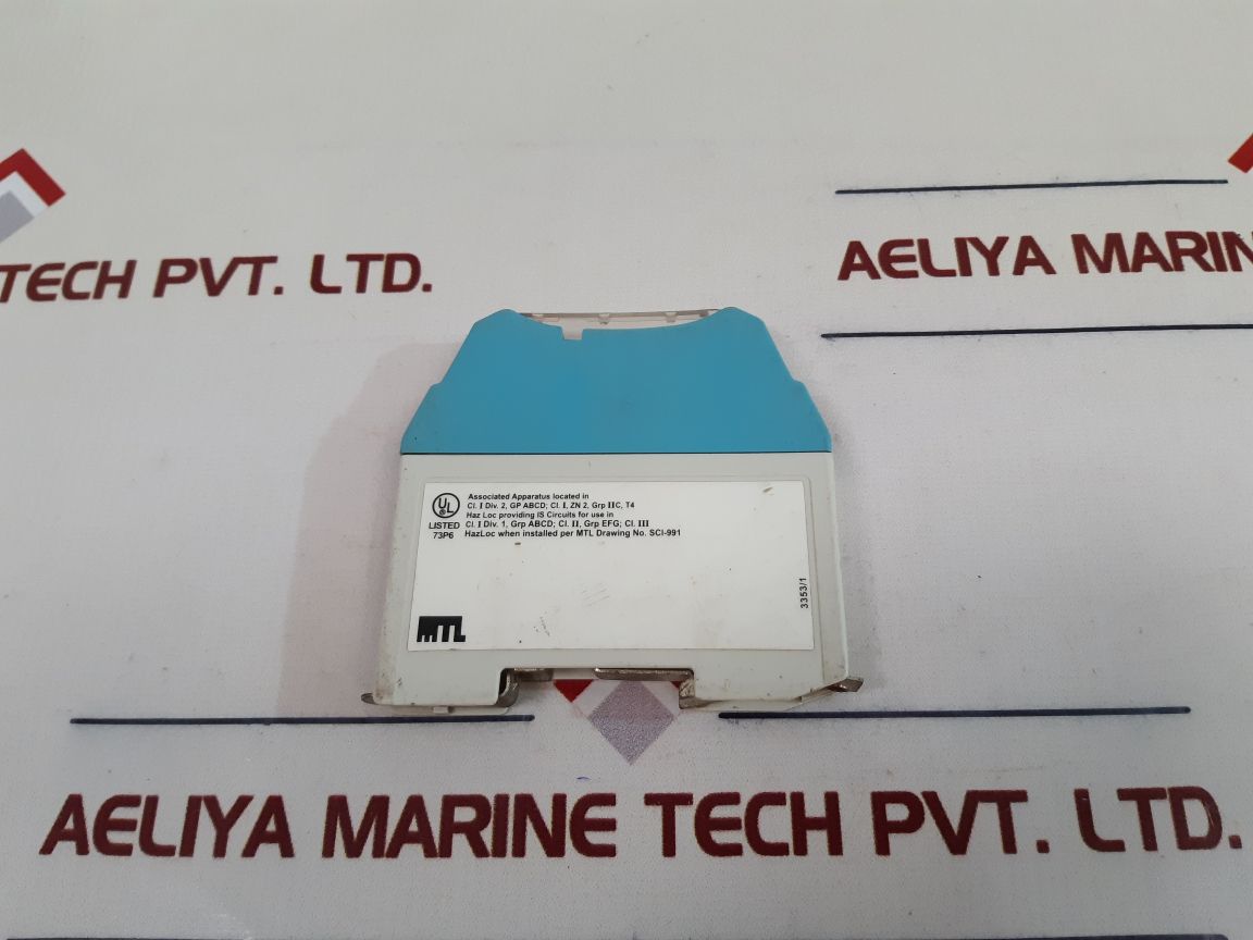 Mtl Instruments Mtl 7779+ Shunt-diode Safety Barrier Used