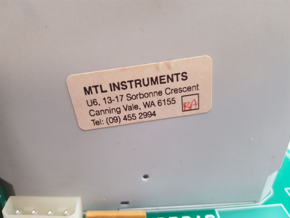 Mtl Instruments Ex92c2001 Pcb289/5 Module Rack