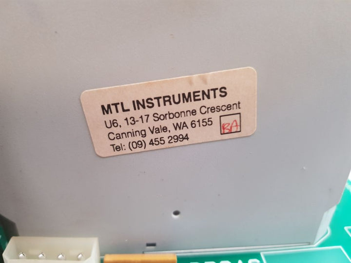 Mtl Instruments Ex92C2001 Pcb289/5 Module Rack