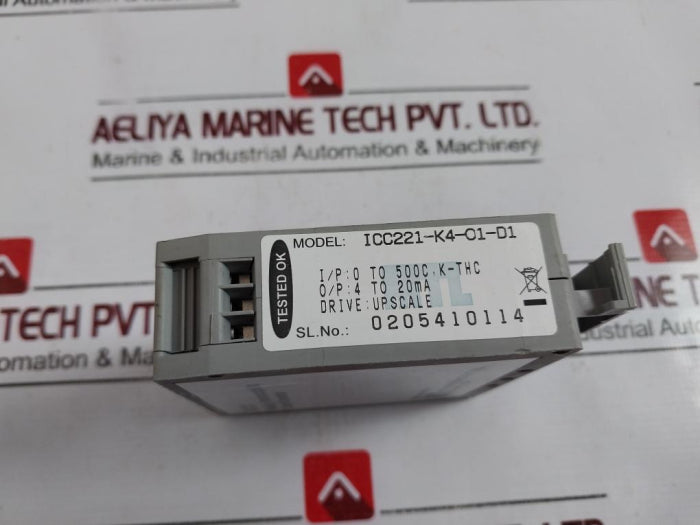 Mtl Icc221-k4-o1-d1 Temperature Converter Vs= 22 To 35V , 1-5Vdc