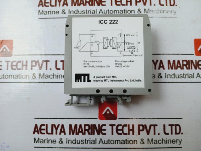 MTL Instruments ICC222-R15-01 Temperature Converter 17V MIN, 1-5 VDC
