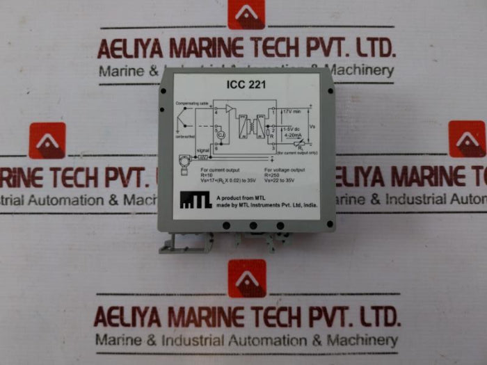 Mtl Instruments Icc 221 Temperature Converter K-thc Input 4-20 Ma Output