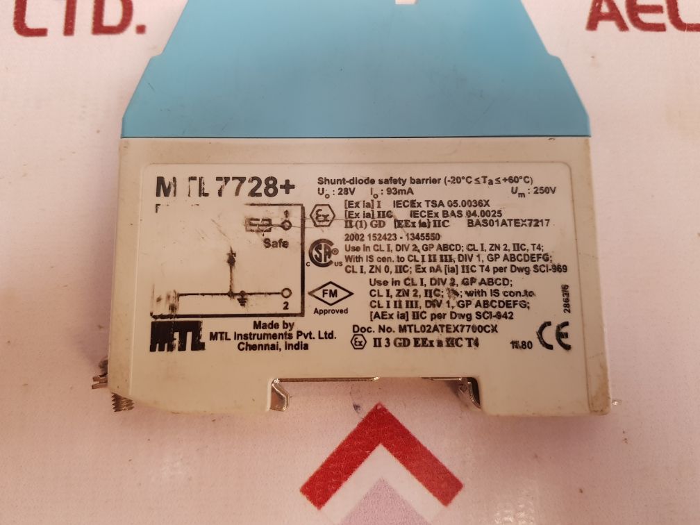 Mtl Instruments Mtl7728+ Shunt-diode Safety Barrier