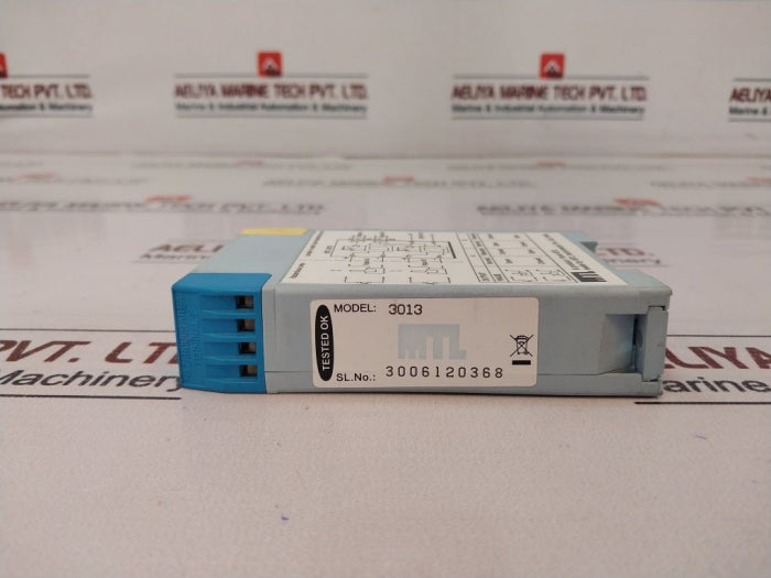 MTL Instruments MTL 3013 2-Channel Switch/Proximity Detector Relay MTL3000 Series