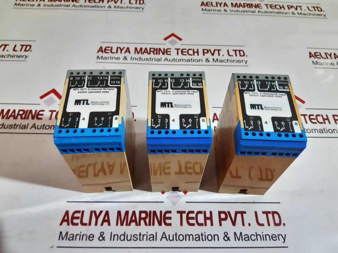 Mtl Mtl 2211 2-channel Is-input Switch Operated Relay Iec79-11