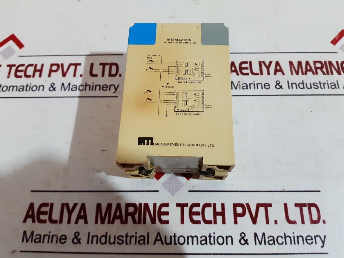 Mtl Mtl 2211 2-channel Is-input Switch Operated Relay Iec79-11