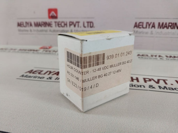 Muller Bg 40.x7 Hour Counter 12-48 Vdc 939.01.01.243