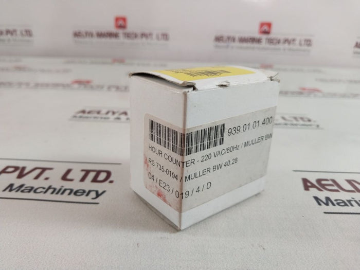 Muller Bw40.X8 Hour Counter Meter