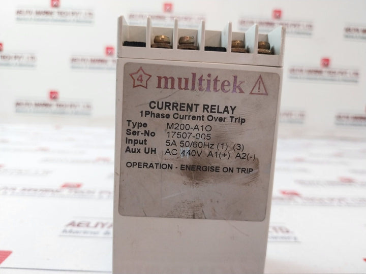 Multitek M200-a1O Current Relay 5A 50/60Hz Ac440V