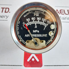 Murphy 100002680 Air Pressure Gauge 0 To 150 Psi H-3