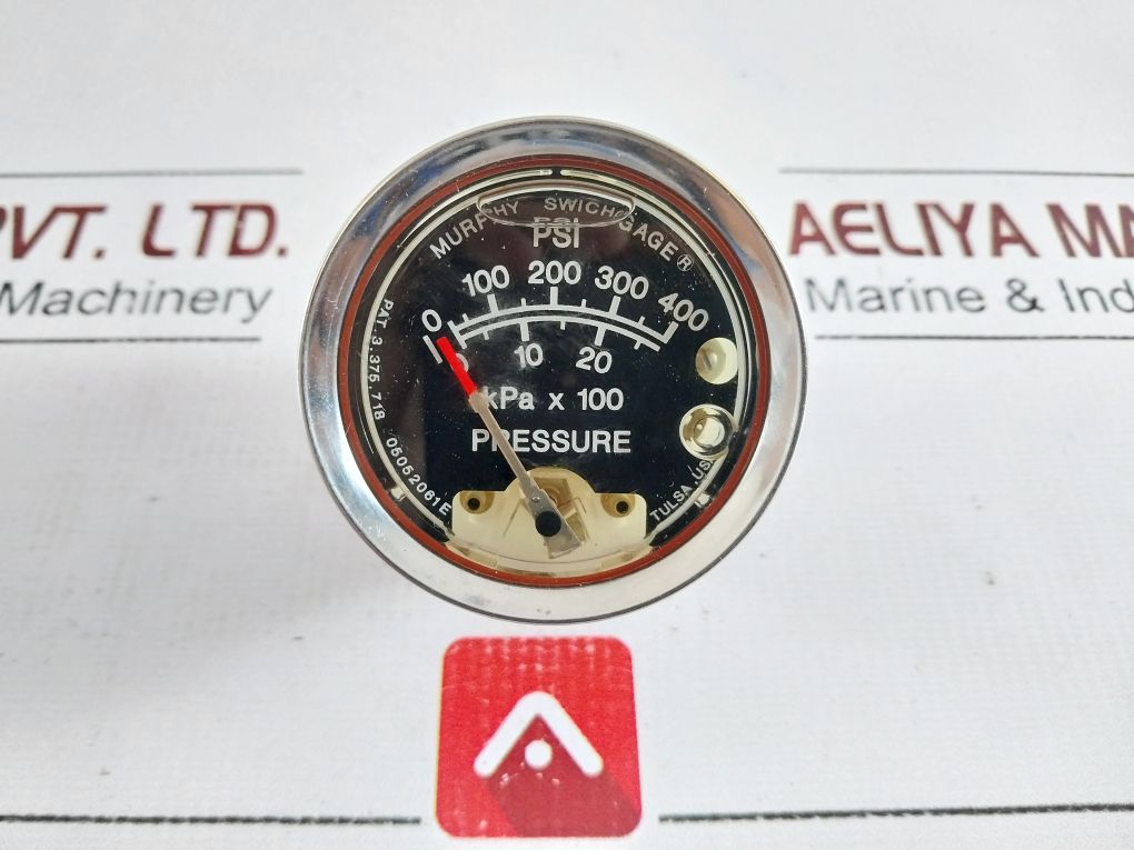 Murphy A20PG-OS-400 Pressure Gauge 0-400 PSI 05706472