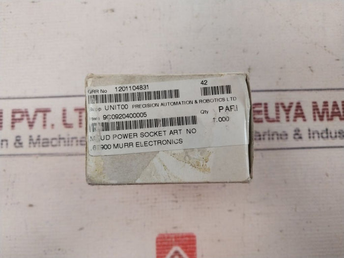 Murr Elektronik 67900 Msvd Power Socket 16A 250V