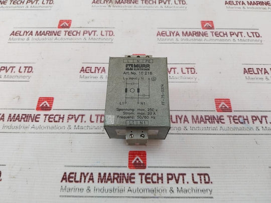 Murr Elektronik Ff-75-0374 Line Filter 10216