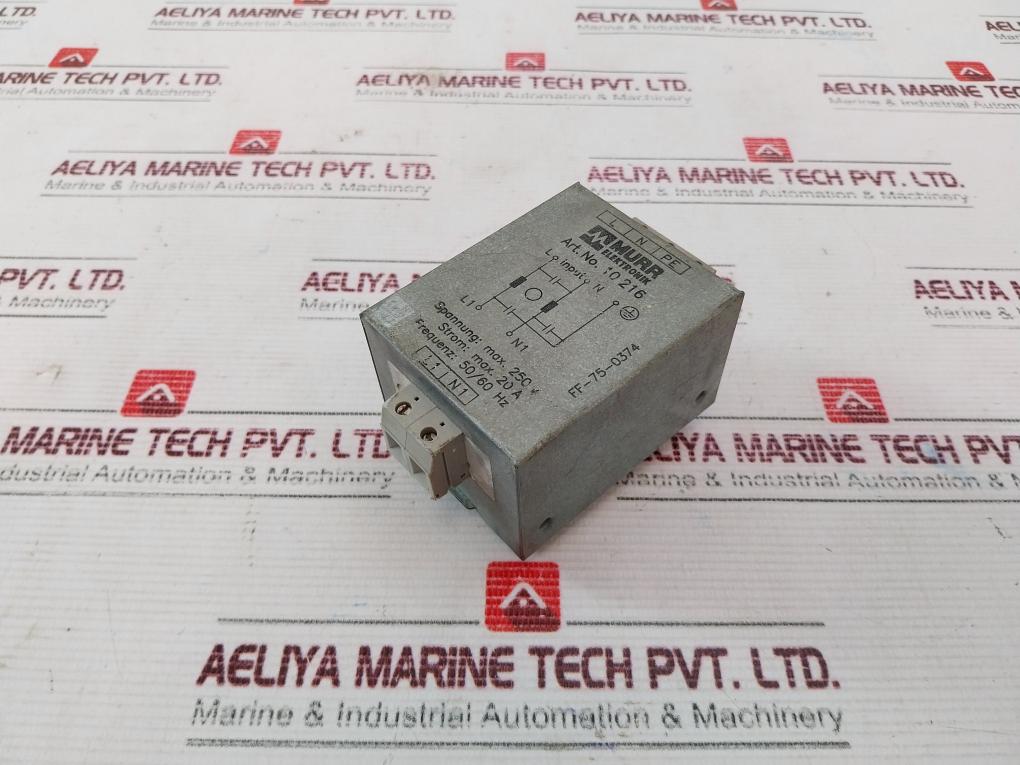 Murr Elektronik Ff-75-0374 Line Filter 10216