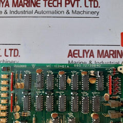 Nabco Mc-103-01A Pc Board For Bridge Maneuvering System 885 72739840