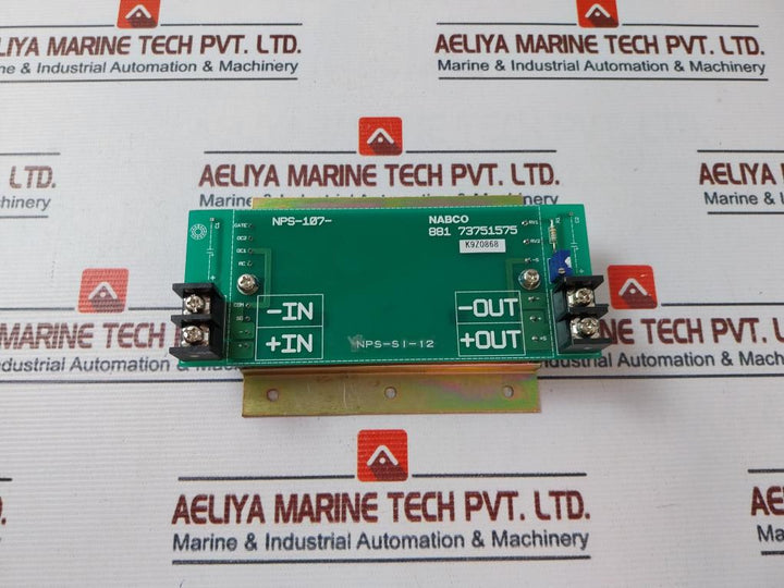 Nabco Nps-si-12 Printed Circuit Board 24V