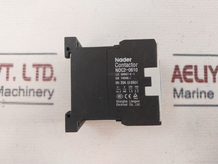 Nader Ndc2-0610 Contactor 110V 50/60Hz Gb 14048.4