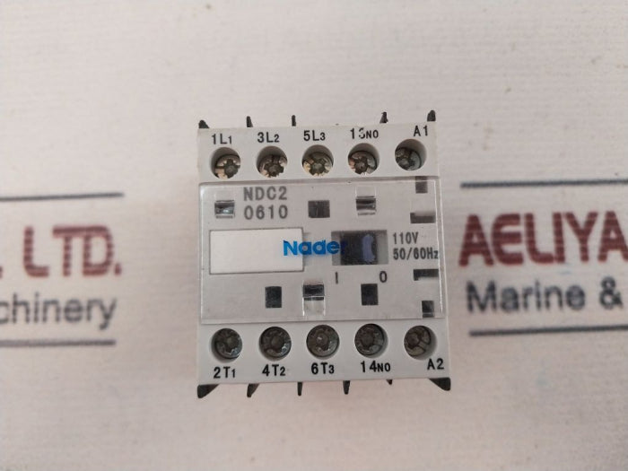 Nader Ndc2-0610 Contactor 110V 50/60Hz Gb 14048.4