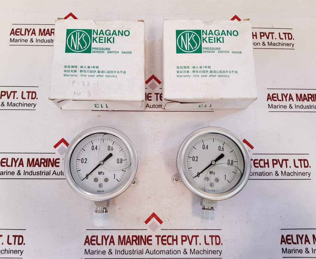 Nagano Keiki Gv42-243 Pressure Sensor Switch Gauge