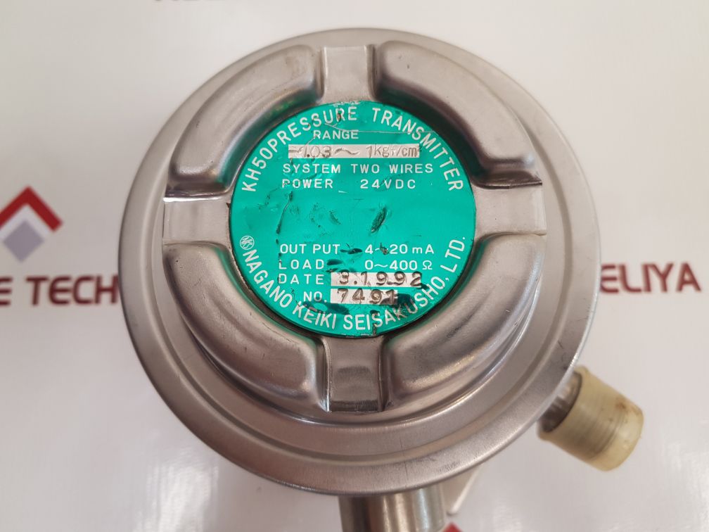 Nagano Keiki Kh50 Pressure Transmitter 103~ 1Kgf/Cm2
