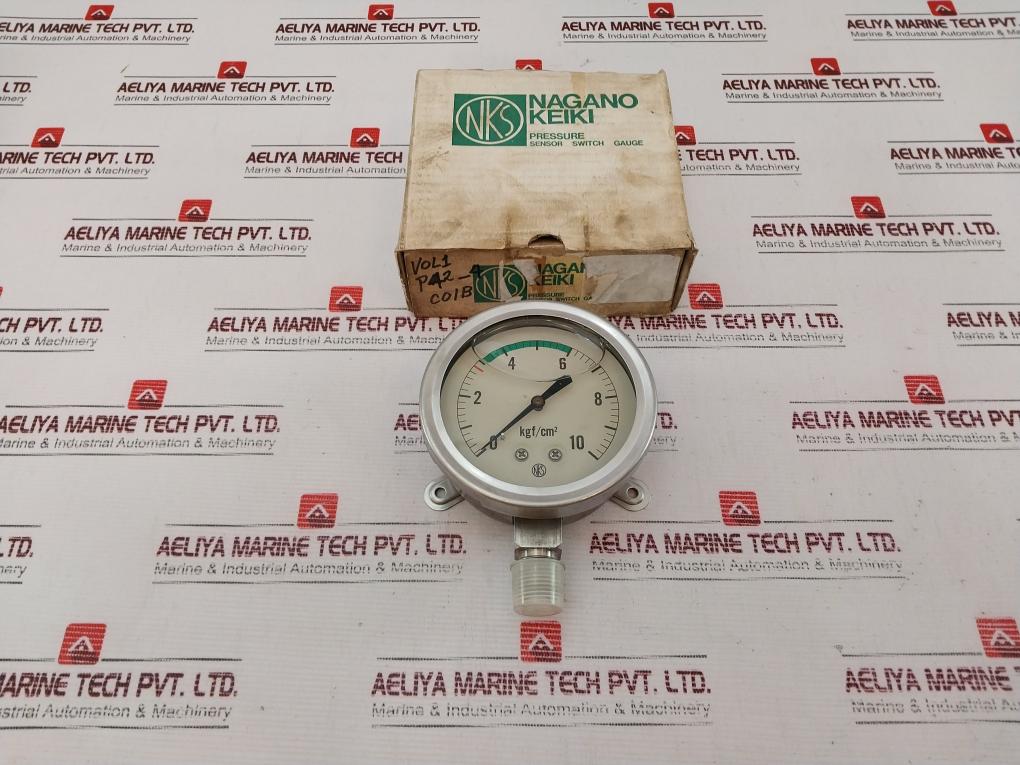 Nagano Keiki Seisakusho Gv42-243 Pressure Sensor Switch Gauge 0-10 Kgf/Cm2