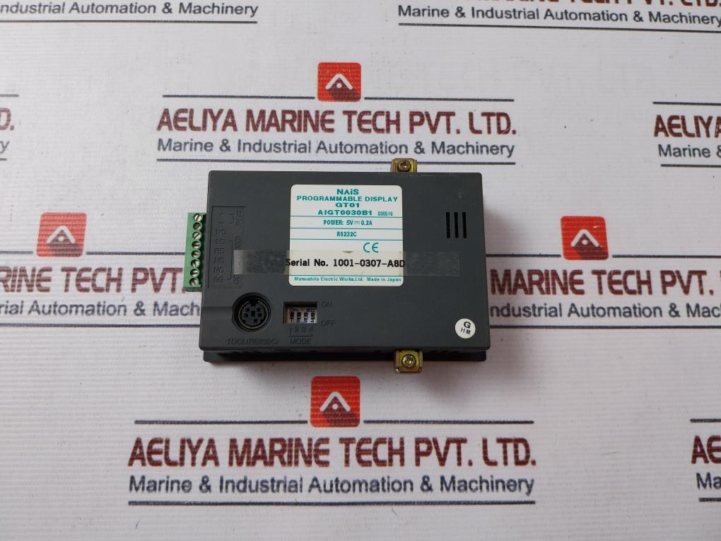 Nais Aigt0030B1 Gt01 Programmable Display 5V…0.2A