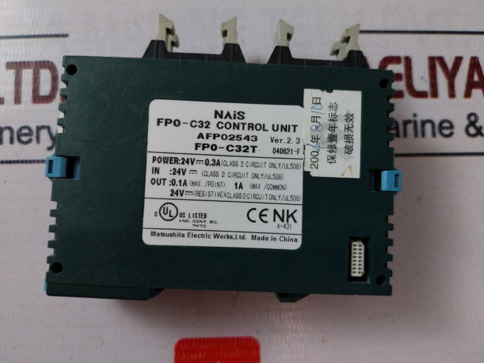 Nais Fp0-c32T Control Unit 24V