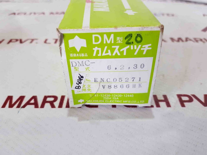Nakamura Dm20 Selector Switch Ac 600V 5A