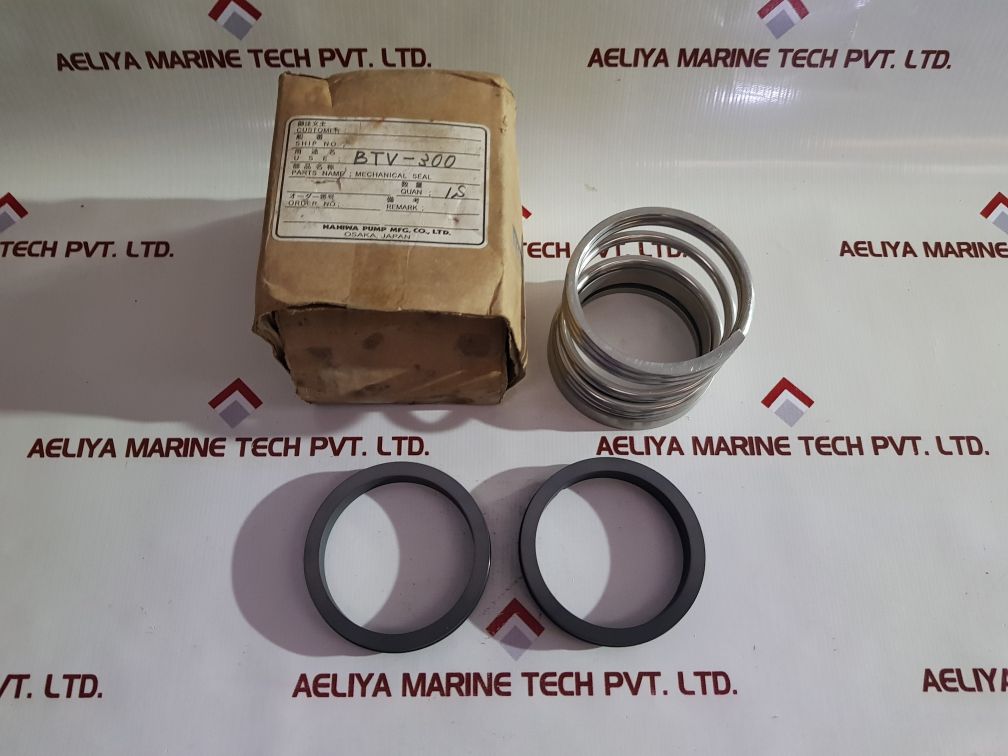 Naniwa Pump Btv-300 Mechanical Seal