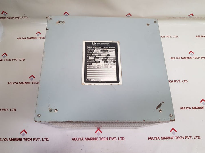 National Oilwell Eg-iiip Engine Generator Control Module 600V 3 Phase 60Hz Rev.B