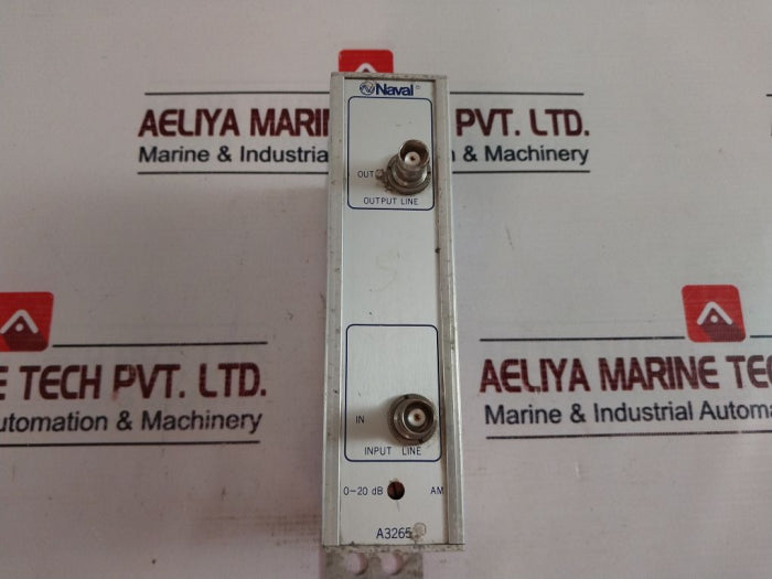Naval Electronics A3265 Amplifier Audio Frequency Terminal 0-20 db