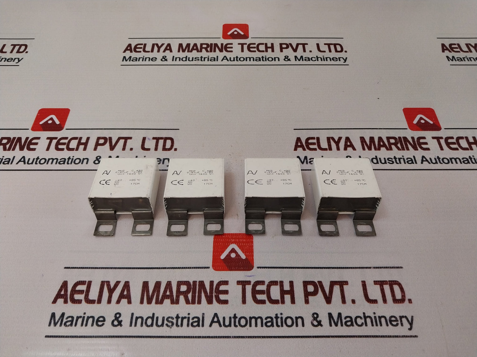 Lot of 4X Arcotronics Mkp C.4bs Capacitor Wo 17cm