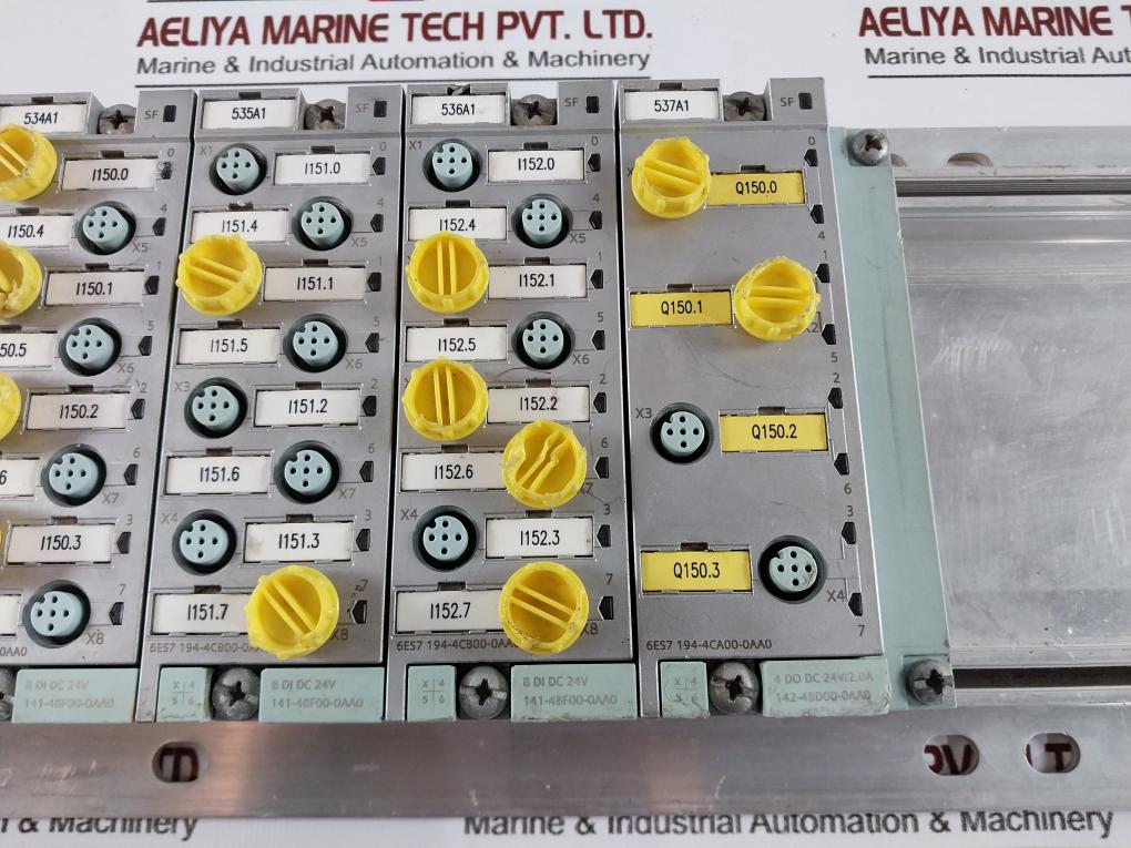 Siemens 1p 6es7 194-4ga60-0aa0 Simatic Et 200pro Module Rack Dc24v