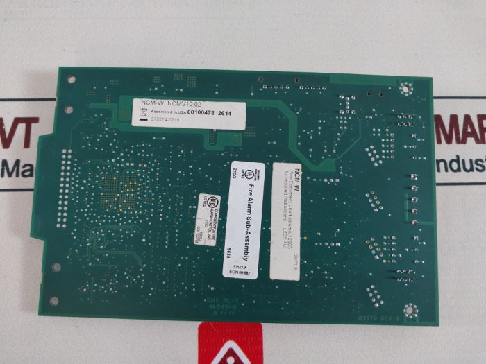 Notifier Ncm-wpcb Rev.H Fire Alarm Sub-assembly Smt Lead Free Component