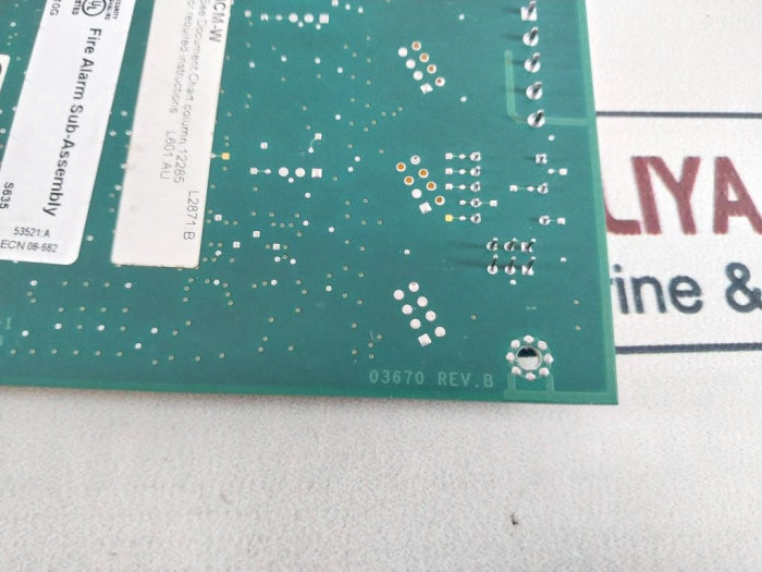 Notifier Ncm-wpcb Rev.H Fire Alarm Sub-assembly Smt Lead Free Component