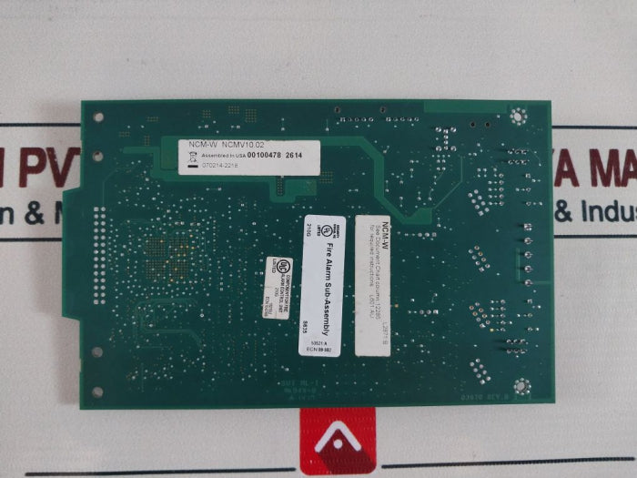 Notifier Ncm-wpcb Rev.H Fire Alarm Sub-assembly Smt Lead Free Component