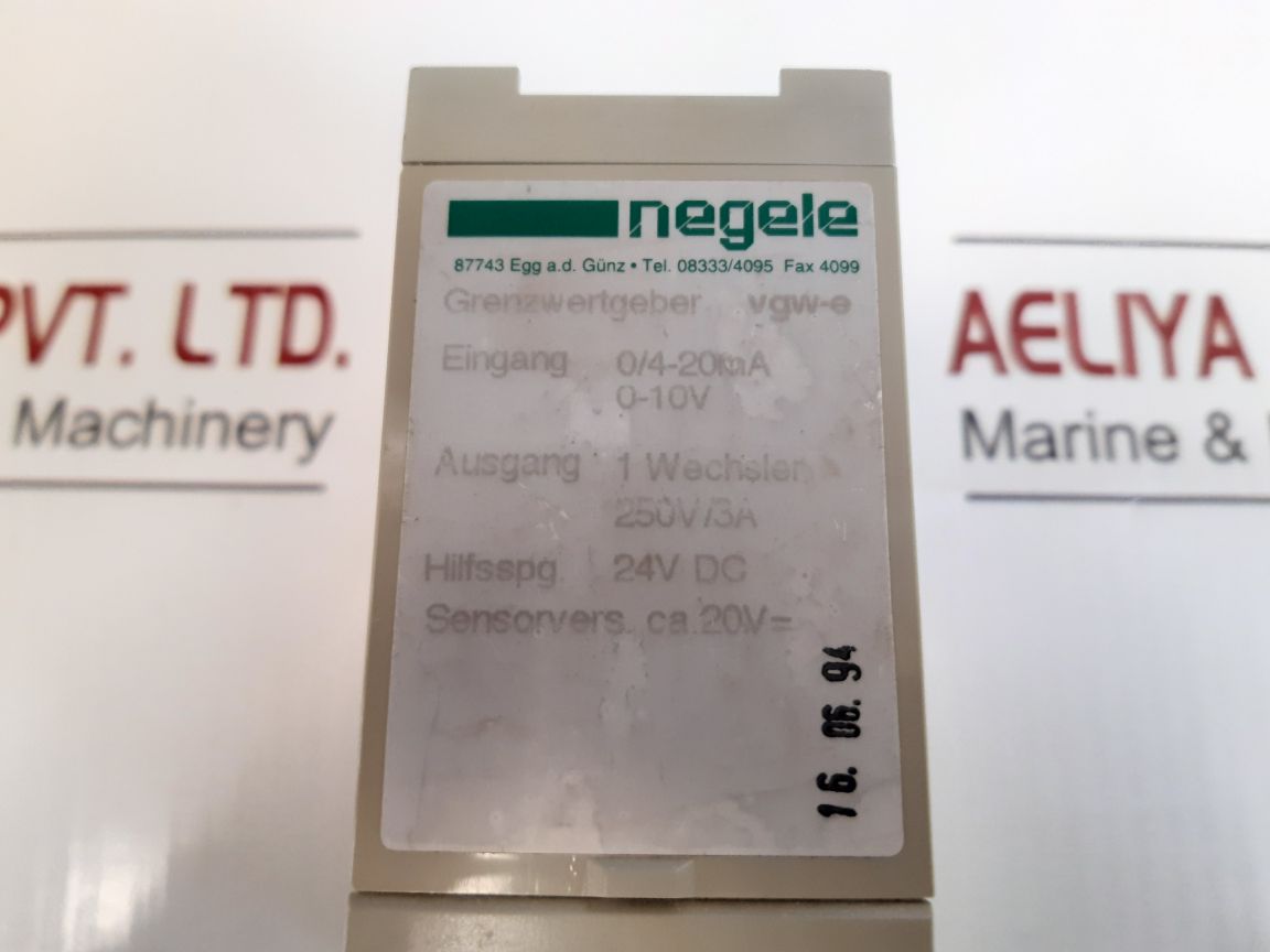 Negele Vgw-e Limit Encoder 24V Dc
