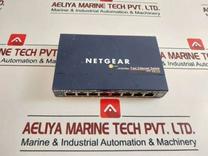 Netgear Fs108 Fast Ethernet Switch 8 Port Auto 10/100 Mbps Desktop Switching