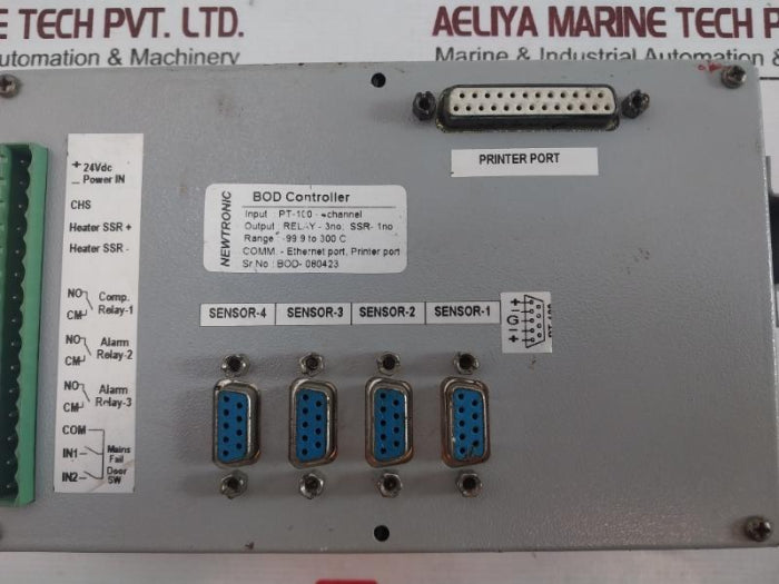 Newtronic Nw-440 Bod Controller -99.9 To 300°C, +24Vdc, Pt-100-4