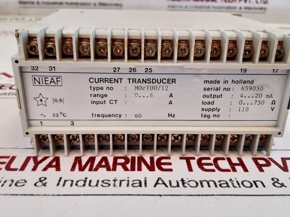 Nieaf Moc100/12 Current Transducer 60 Hz
