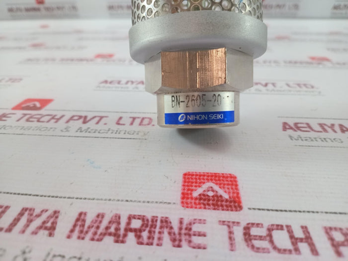 Nihon Seiki Bn-2605-20 Silencer Filter Foot Valve
