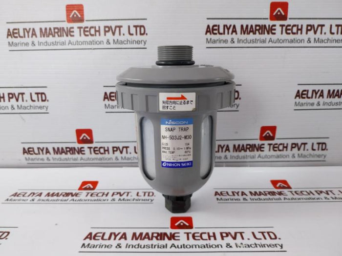 Nihon Seiki Nh-503J2-m30 Snap Trap Drain Valve Size:15A Press 0.151 Mpa