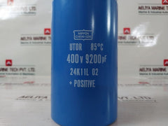 Nippon Chemi-con Utor 85°C Capacitor 400V 9200µF , 24K11L 02