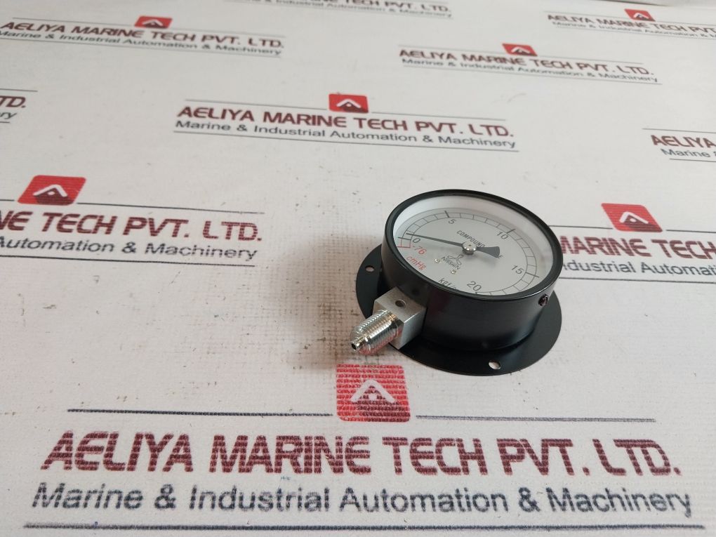 Nisshin 0-20 Kgf/Cm2 Compound Pressure Gauge Ammonia 0-20 Kgf/Cm2