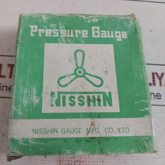 Nisshin 0-20 Kgf/Cm2 Compound Pressure Gauge Ammonia 0-20 Kgf/Cm2