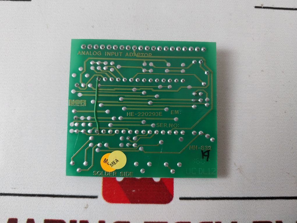 Nor Control He-220293e Analog Input Adaptor 6200081 Nn-832 19