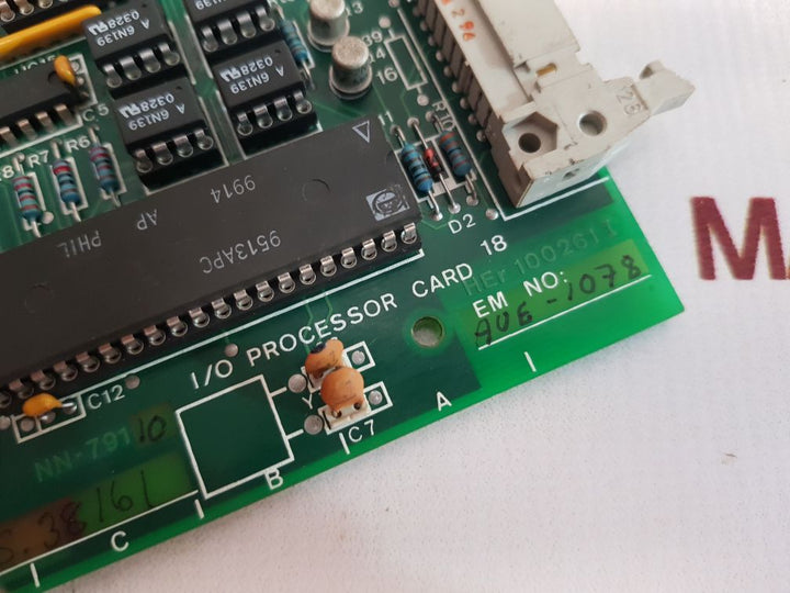 Nor Control Nn-791.10 I/O Processor Card Her 100 261 I