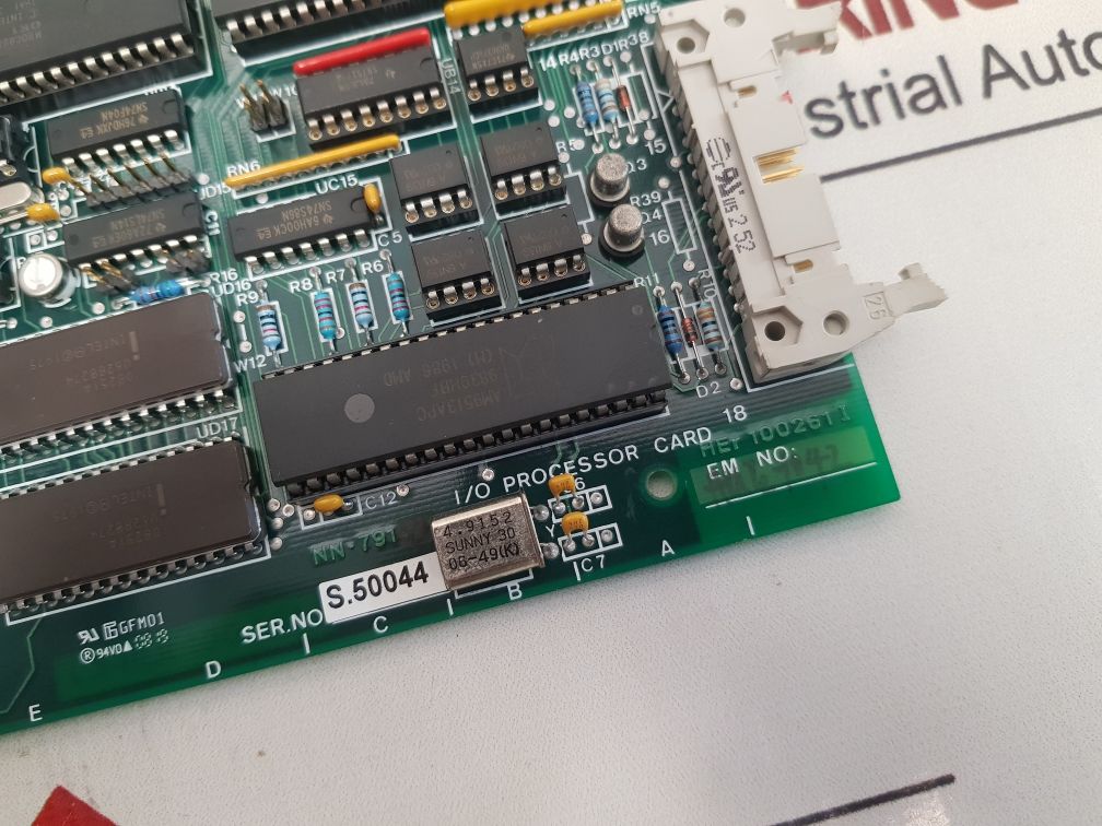 Nor Control Nn-791 I/O Processor Card Her 100261 I