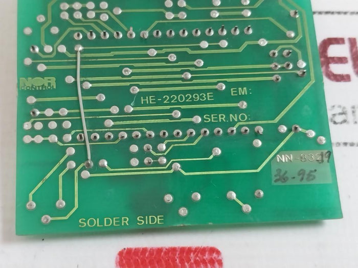 Nor Control Nn-832.19 Analog Input Adaptor Pcb He-220293e